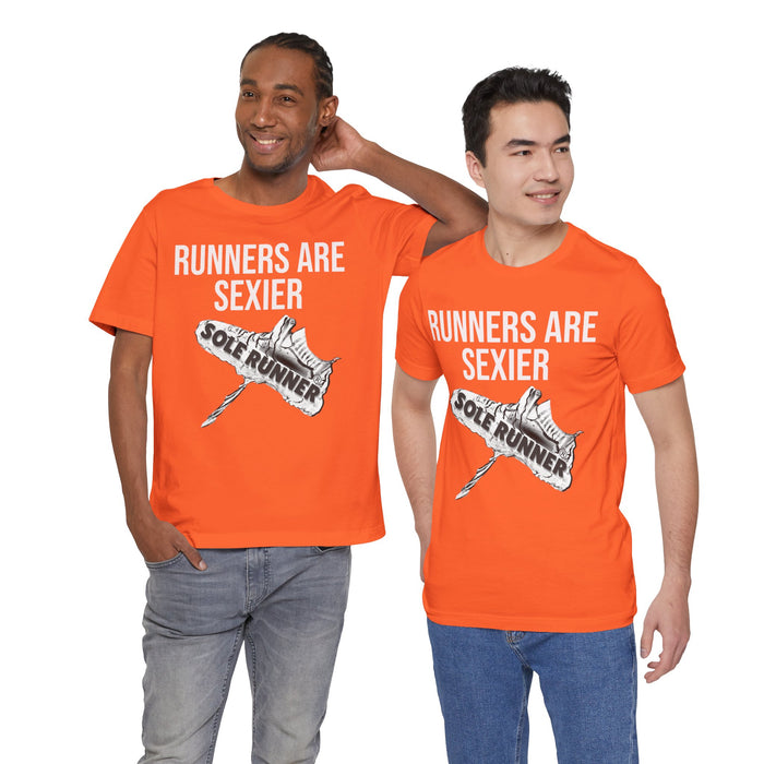 Runners Are Sexier-Sole Runner®:Unisex Jersey Short Sleeve Tee
