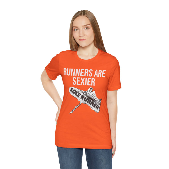 Runners Are Sexier-Sole Runner®:Unisex Jersey Short Sleeve Tee