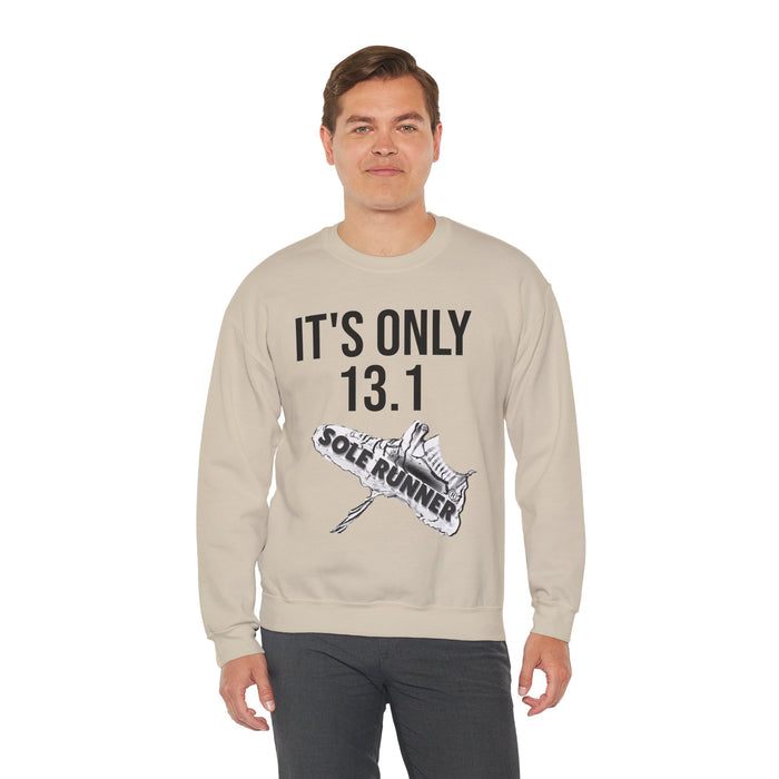 It's Only 13.1: Unisex Heavy Blend™ Crewneck Sweatshirt