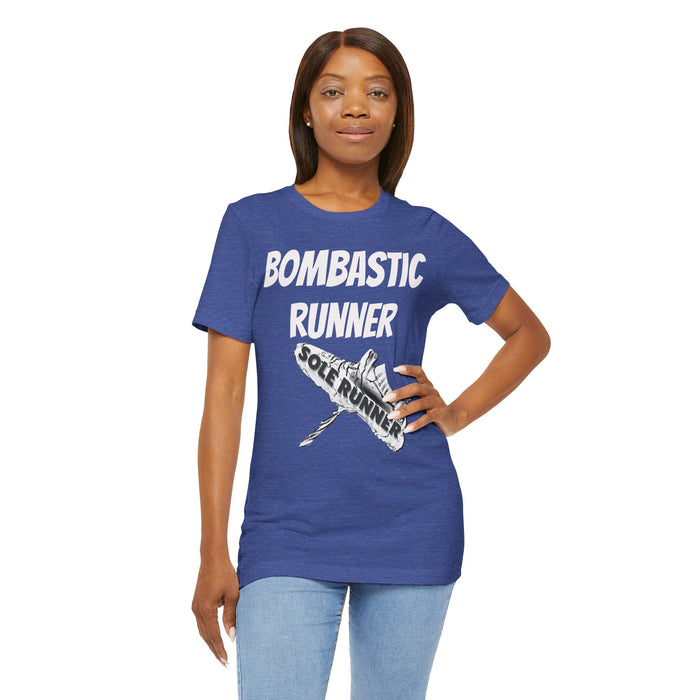 Bombastic Runner: Unisex Jersey Short Sleeve Tee