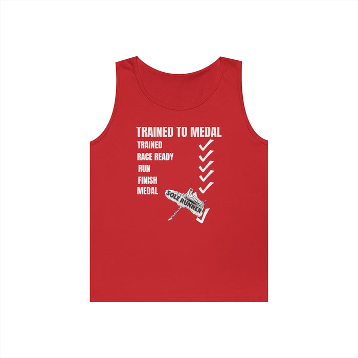 Trained To Medal: Unisex Heavy Cotton Tank Top
