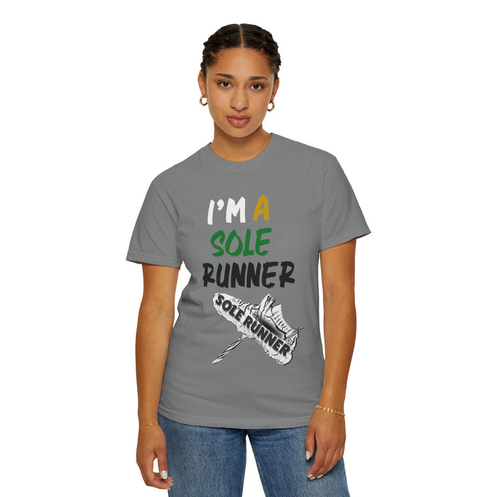 I'm A Sole Runner®-Rasta Colors: Unisex Garment-Dyed T-shirt