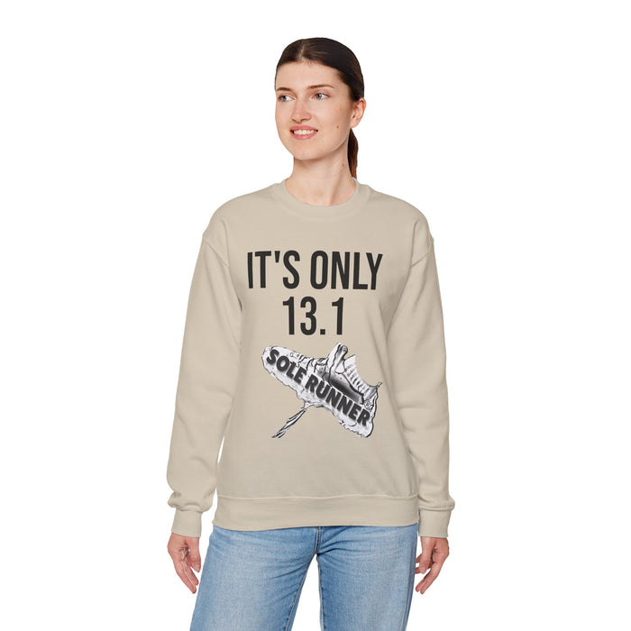 It's Only 13.1: Unisex Heavy Blend™ Crewneck Sweatshirt