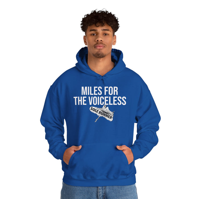 Miles For The Voiceless: Unisex Heavy Blend™ Hooded Sweatshirt