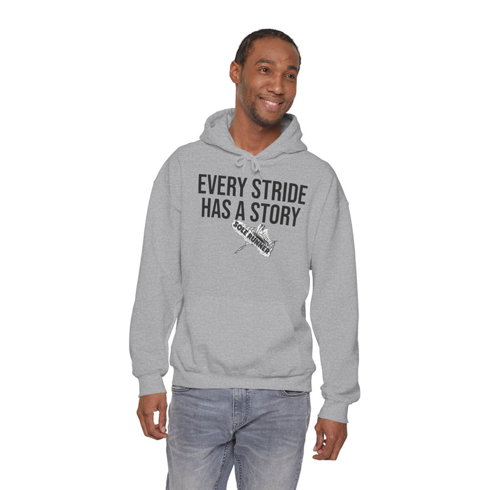 Every Stride Has A Story: Unisex Heavy Blend™ Hooded Sweatshirt