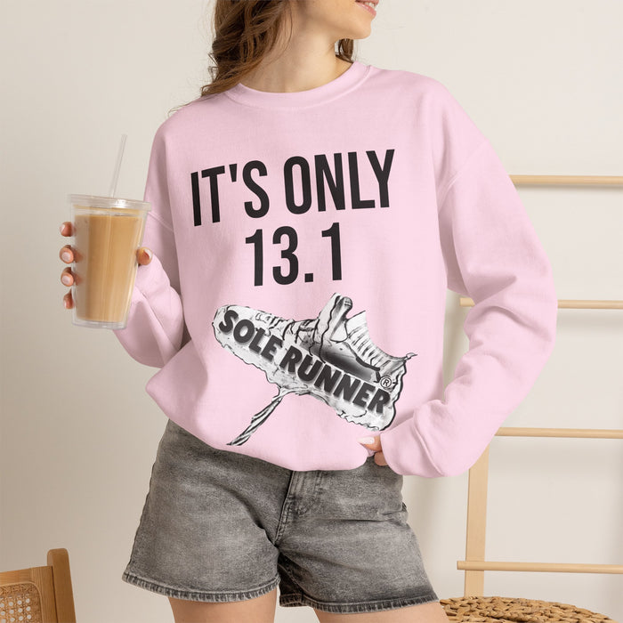 It's Only 13.1: Unisex Heavy Blend™ Crewneck Sweatshirt