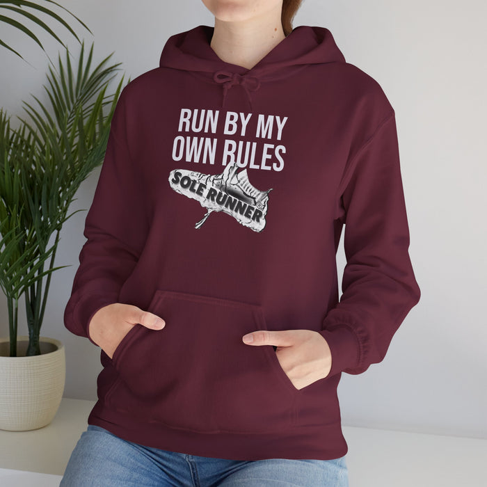 Run By My Own Rules: Unisex Heavy Blend™ Hooded Sweatshirt