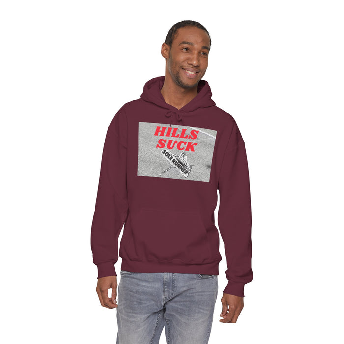 Hills Suck: Unisex Heavy Blend™ Hooded Sweatshirt
