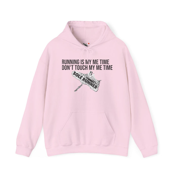 Running Is My Me Time. Don't Touch My Me Time: Unisex Heavy Blend™ Hooded Sweatshirt