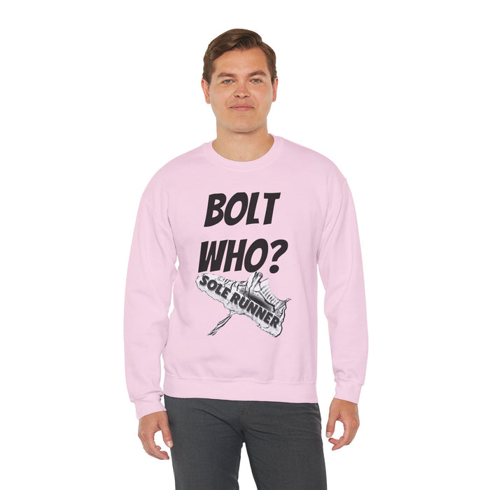 Bolt Who?: Unisex Heavy Blend™ Crewneck Sweatshirt