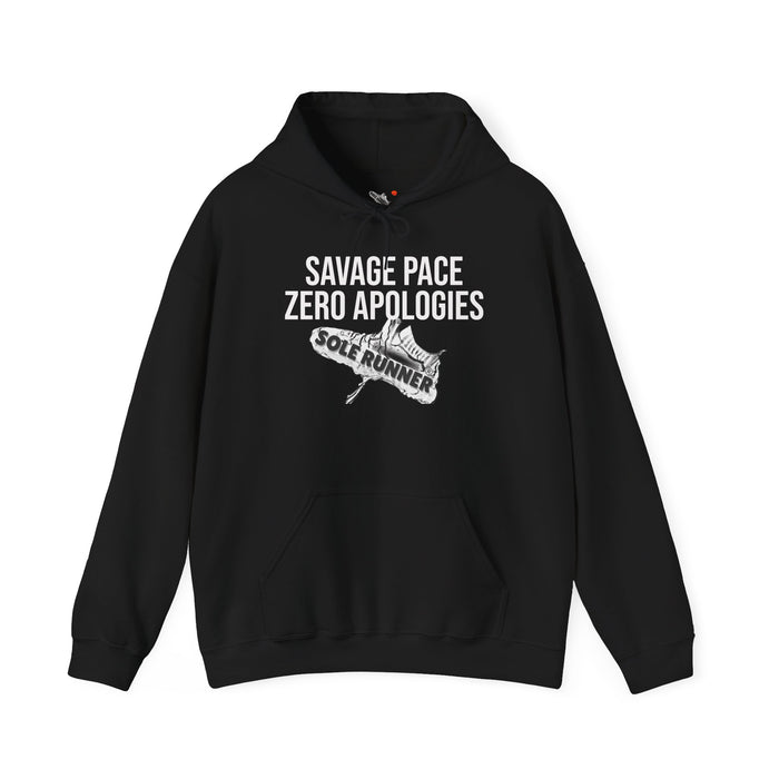 Savage Pace Zero Apologies: Unisex Heavy Blend™ Hooded Sweatshirt