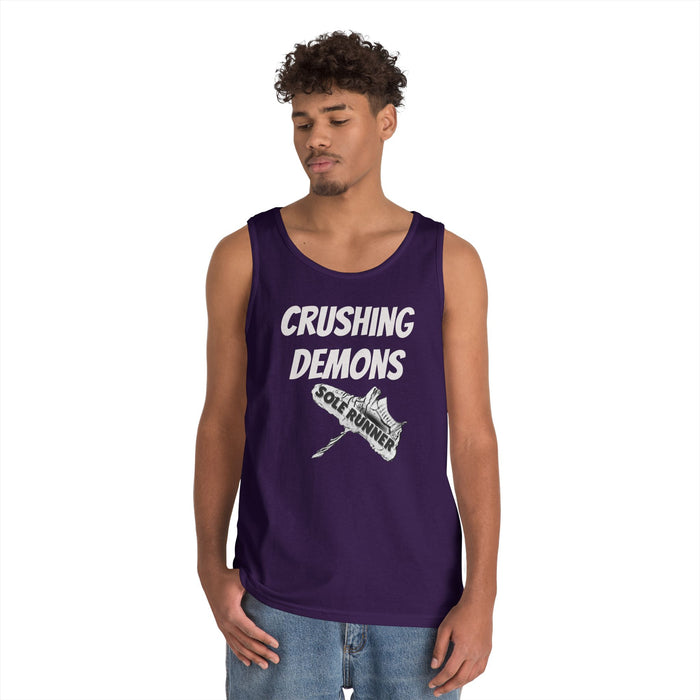 Crushing Demons: Unisex Heavy Cotton Tank Top