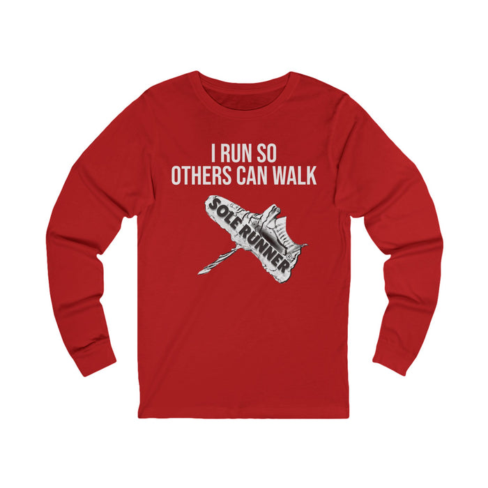 I Run So Others Can Walk: Unisex Jersey Long Sleeve Tee