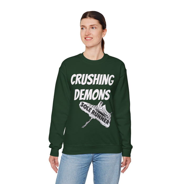 Crushing Demons: Unisex Heavy Blend™ Crewneck Sweatshirt