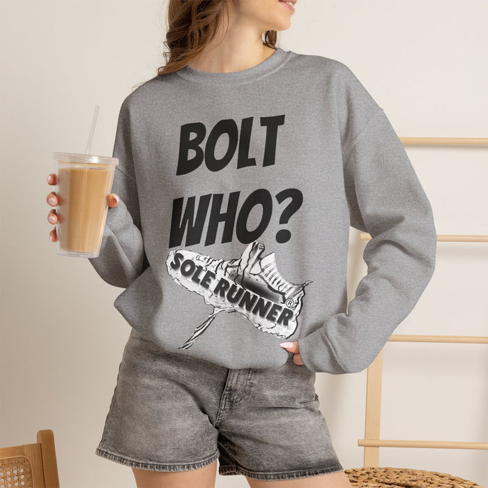 Bolt Who?: Unisex Heavy Blend™ Crewneck Sweatshirt