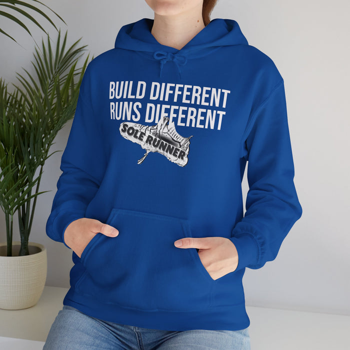 Built Different. Runs Different: Unisex Heavy Blend™ Hooded Sweatshirt