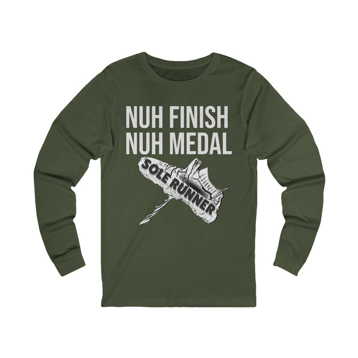 Nuh Finish Nuh Medal: Unisex Jersey Long Sleeve Tee