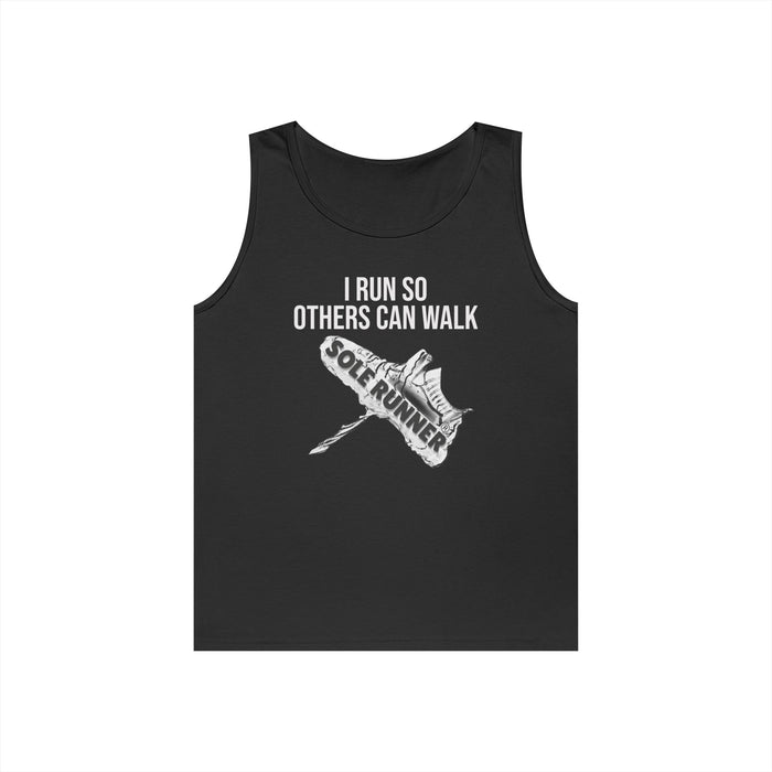 I Run So Others Can Walk: Unisex Heavy Cotton Tank Top