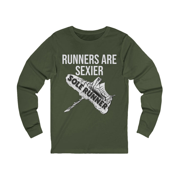 Runners Are Sexier-Sole Runner®: Unisex Jersey Long Sleeve Tee