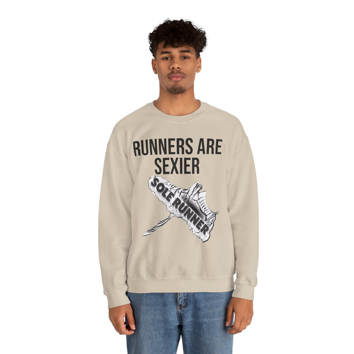 Runners Are Sexier: Unisex Heavy Blend™ Crewneck Sweatshirt