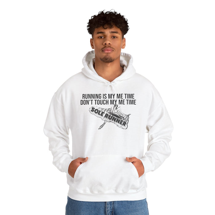 Running Is My Me Time. Don't Touch My Me Time: Unisex Heavy Blend™ Hooded Sweatshirt