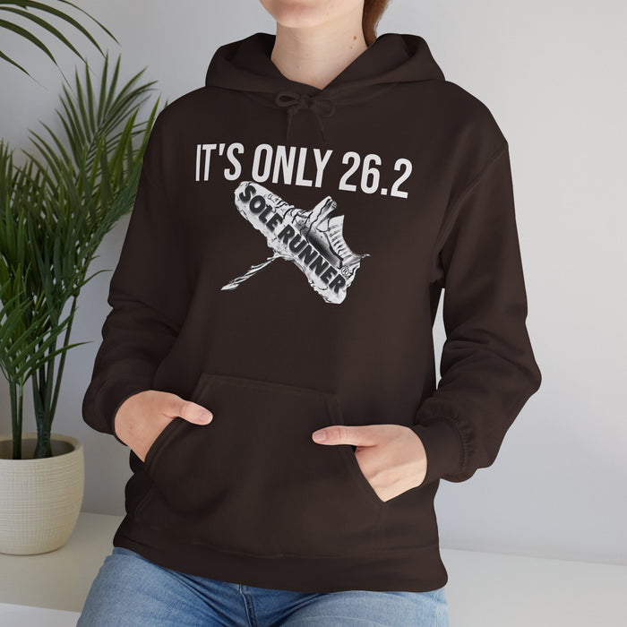 It's Only 26.2: Unisex Heavy Blend™ Hooded Sweatshirt