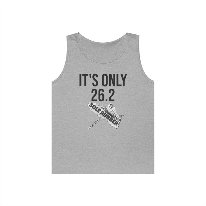 It's Only 26.2: Unisex Heavy Cotton Tank Top