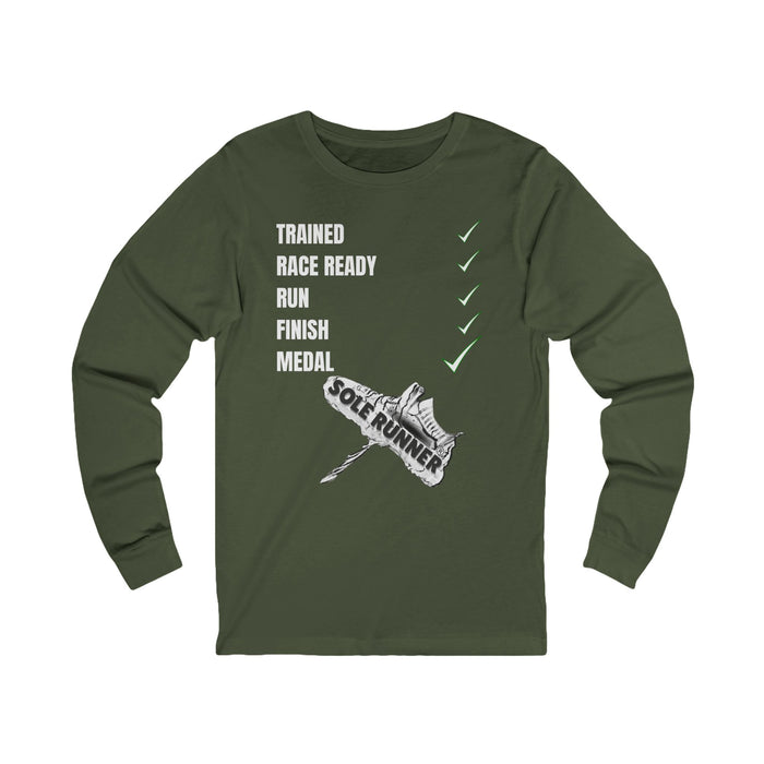 Trained To Medal: Unisex Jersey Long Sleeve Tee