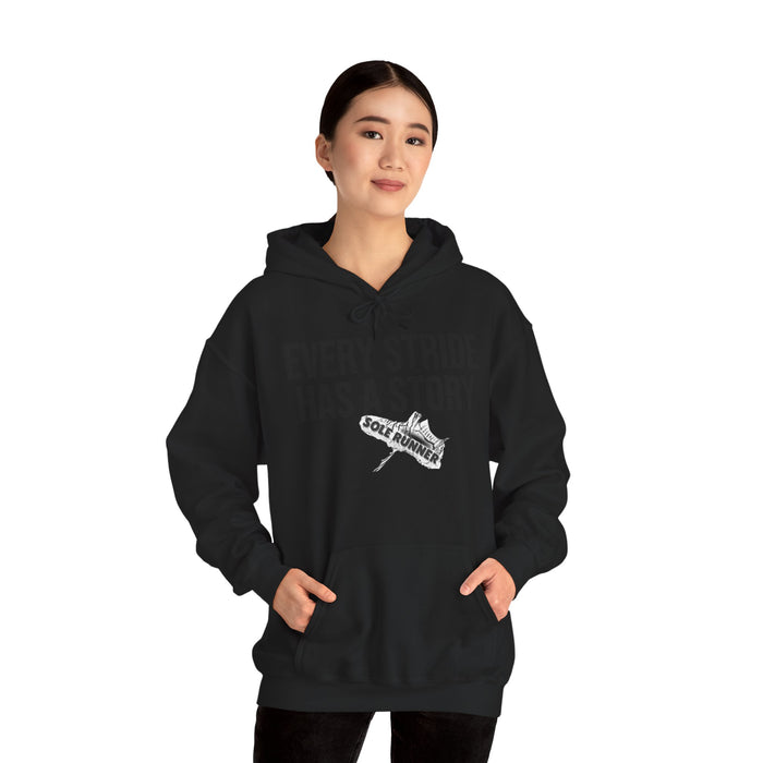Every Stride Has A Story: Unisex Heavy Blend™ Hooded Sweatshirt