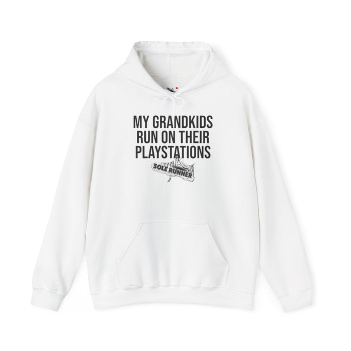 My Grandkids Run On Their PlayStations: Unisex Heavy Blend™ Hooded Sweatshirt