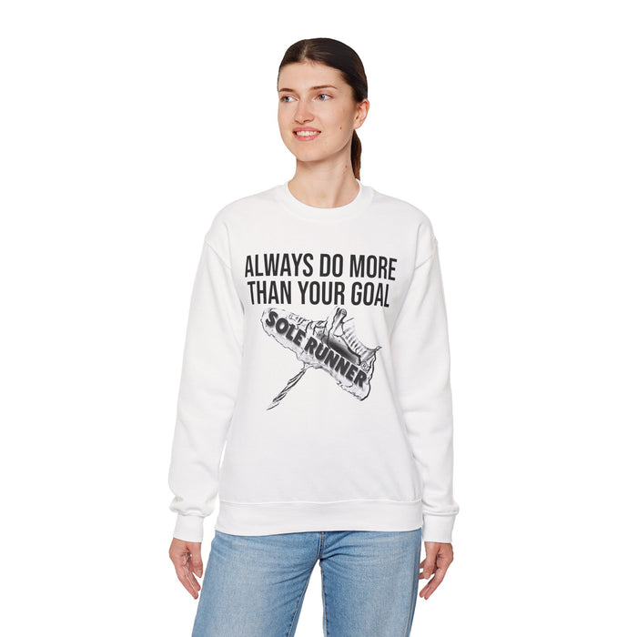 Always Do More Than Your Goal: Unisex Heavy Blend™ Crewneck Sweatshirt