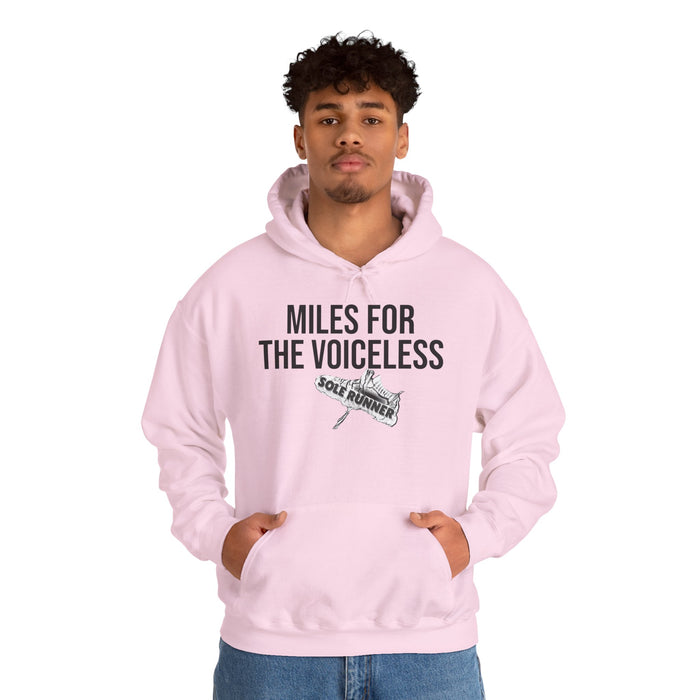 Miles For The Voiceless: Unisex Heavy Blend™ Hooded Sweatshirt