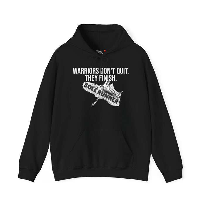 Warriors Don't Quit. They Finish.: Unisex Heavy Blend™ Hooded Sweatshirt