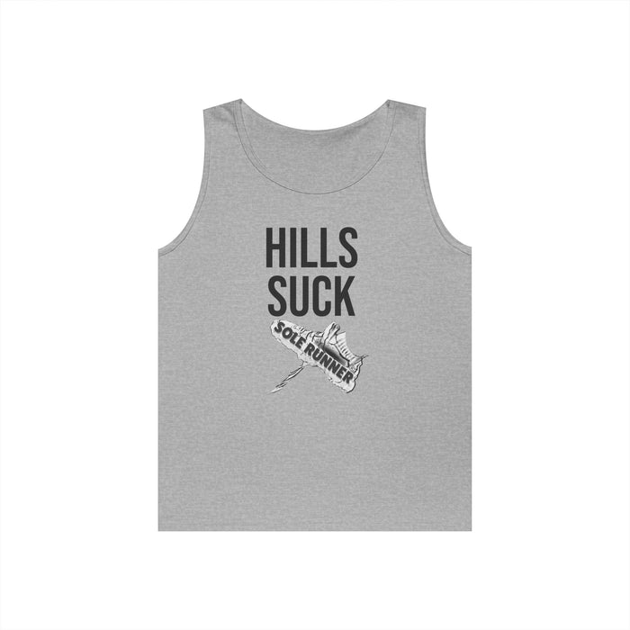 Hills Suck: Unisex Heavy Cotton Tank Top