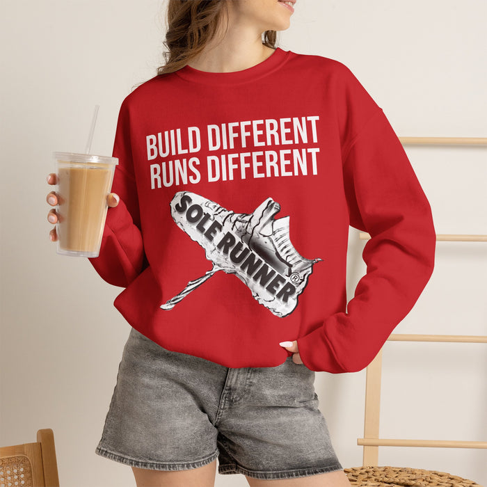 Built Different. Runs Different: Unisex Heavy Blend™ Crewneck Sweatshirt