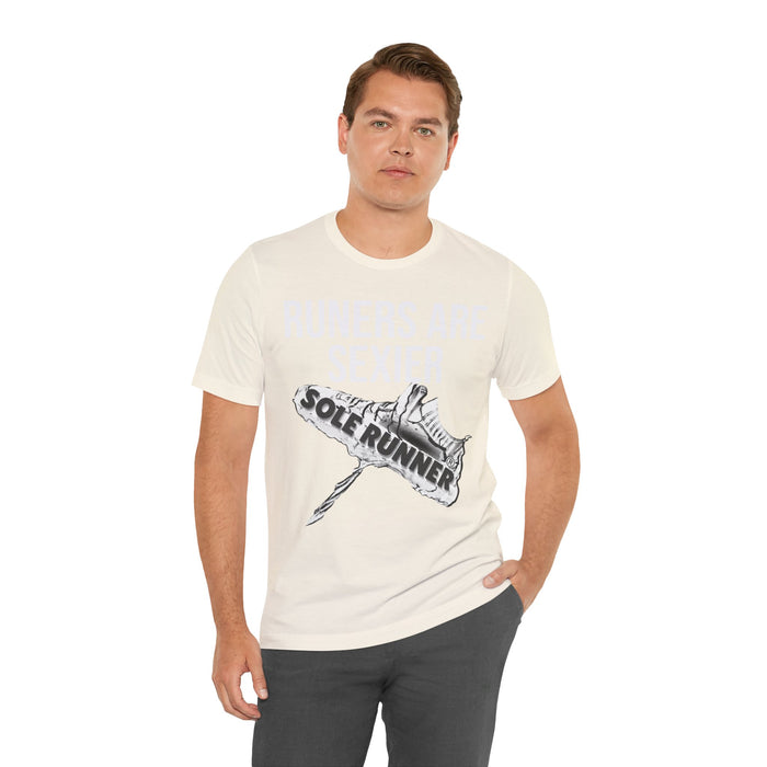 Runners Are Sexier-Sole Runner®:Unisex Jersey Short Sleeve Tee