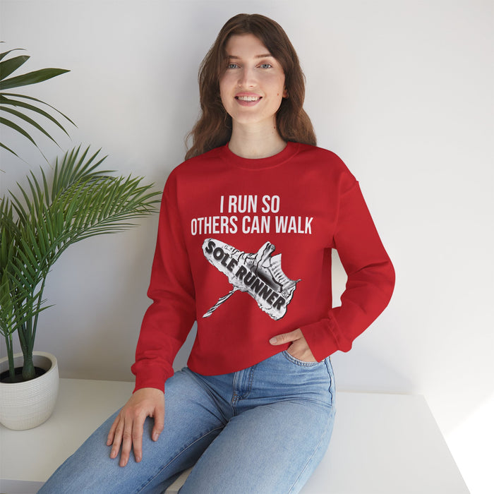 I Run So Others Can Walk: Unisex Heavy Blend™ Crewneck Sweatshirt