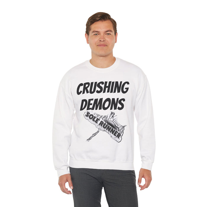 Crushing Demons: Unisex Heavy Blend™ Crewneck Sweatshirt