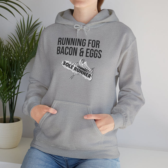 Running For Bacon & Eggs: Unisex Heavy Blend™ Hooded Sweatshirt