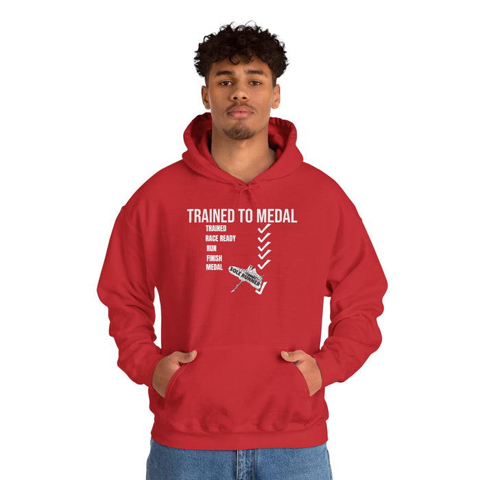 Trained To Medal: Unisex Heavy Blend™ Hooded Sweatshirt