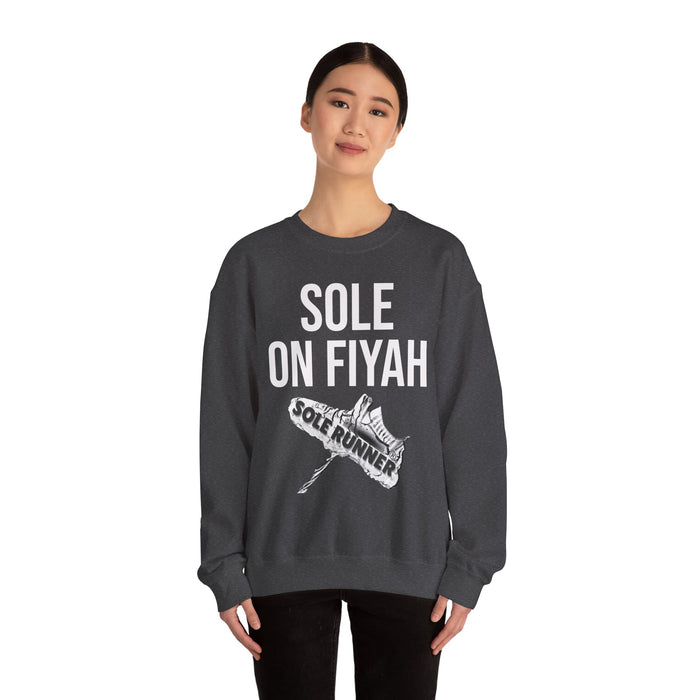 Sole On Fiyah: Unisex Heavy Blend™ Crewneck Sweatshirt