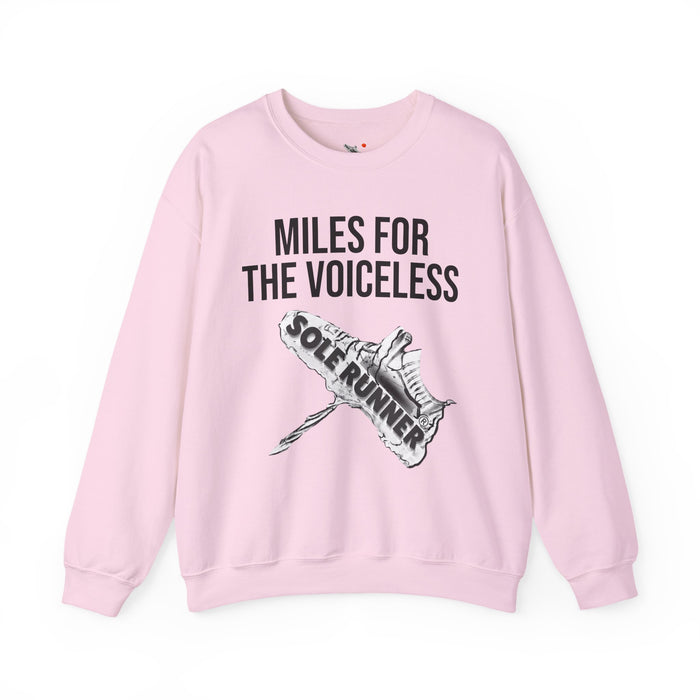 Miles For The Voiceless: Unisex Heavy Blend™ Crewneck Sweatshirt