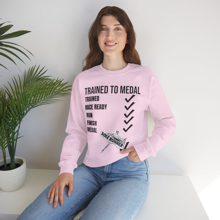 Trained To Medal: Unisex Heavy Blend™ Crewneck Sweatshirt