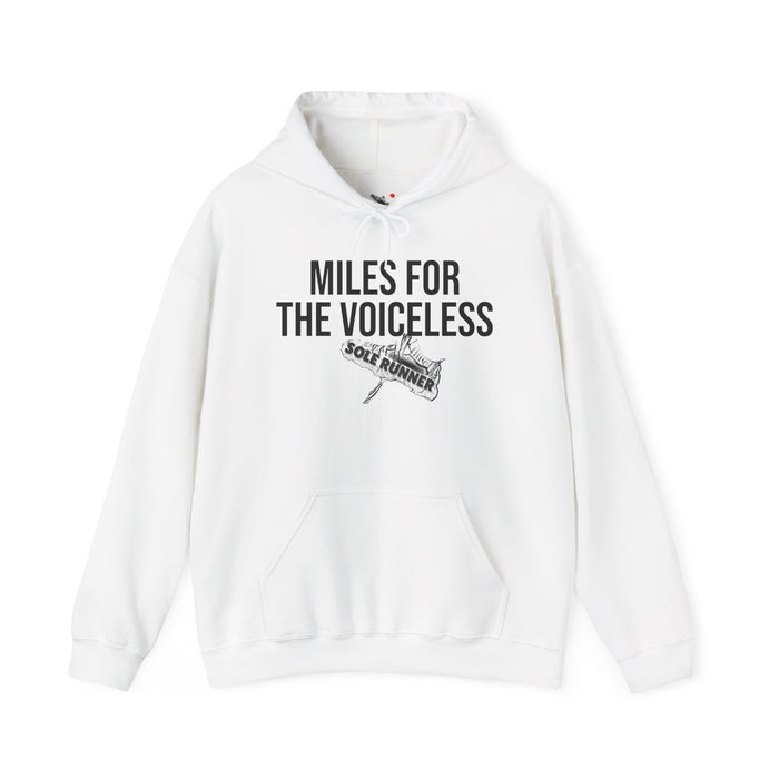 Miles For The Voiceless: Unisex Heavy Blend™ Hooded Sweatshirt