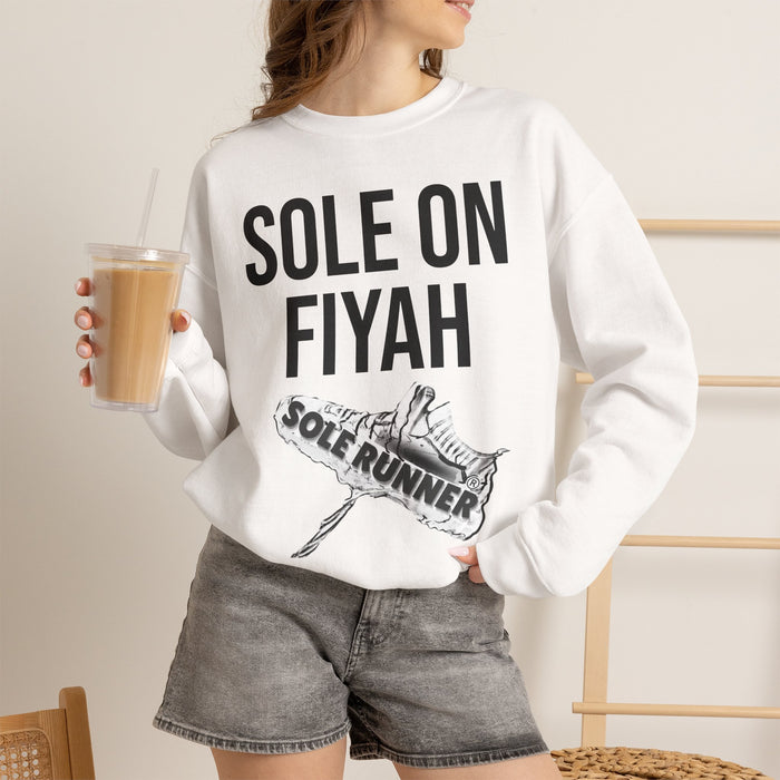 Sole On Fiyah: Unisex Heavy Blend™ Crewneck Sweatshirt