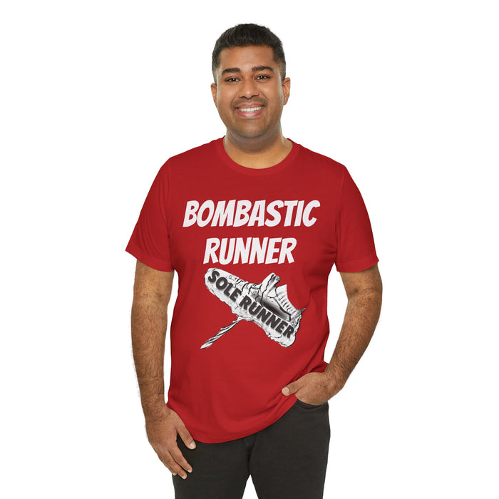 Bombastic Runner: Unisex Jersey Short Sleeve Tee