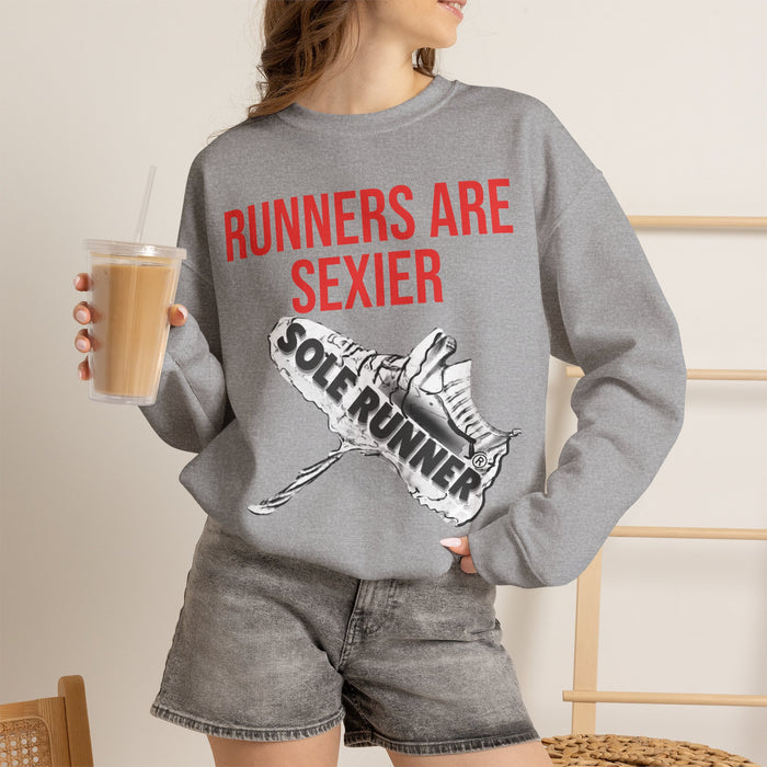 Runners Are Sexier: Unisex Heavy Blend™ Crewneck Sweatshirt