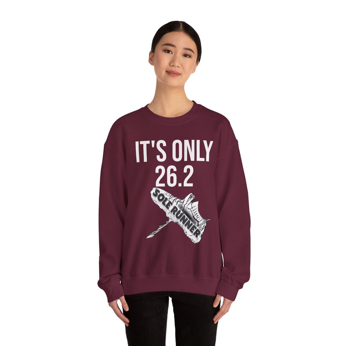 It's Only 26.2: Unisex Heavy Blend™ Crewneck Sweatshirt