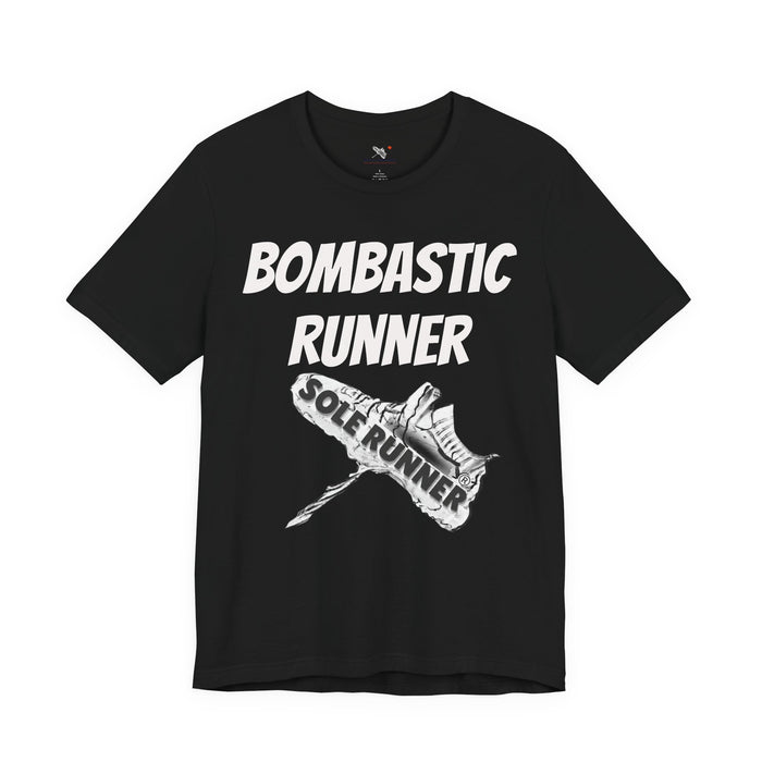 Bombastic Runner: Unisex Jersey Short Sleeve Tee