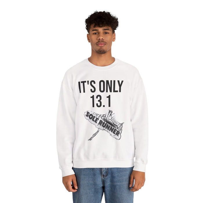 It's Only 13.1: Unisex Heavy Blend™ Crewneck Sweatshirt